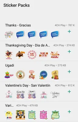 Happy Day Stickers android App screenshot 3