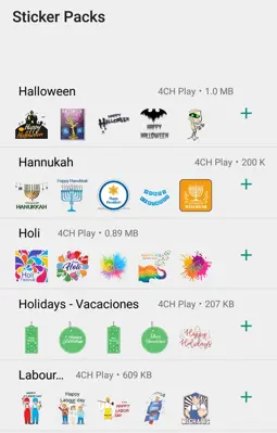 Happy Day Stickers android App screenshot 5