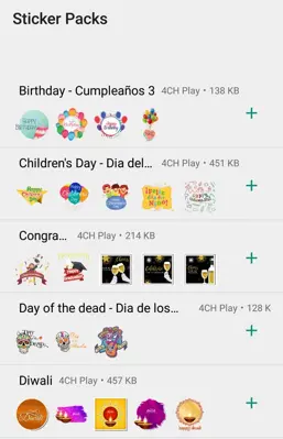 Happy Day Stickers android App screenshot 8